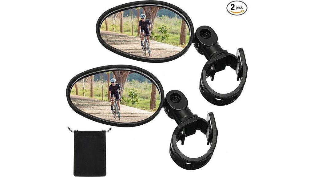 adjustable 360 degree bike mirrors
