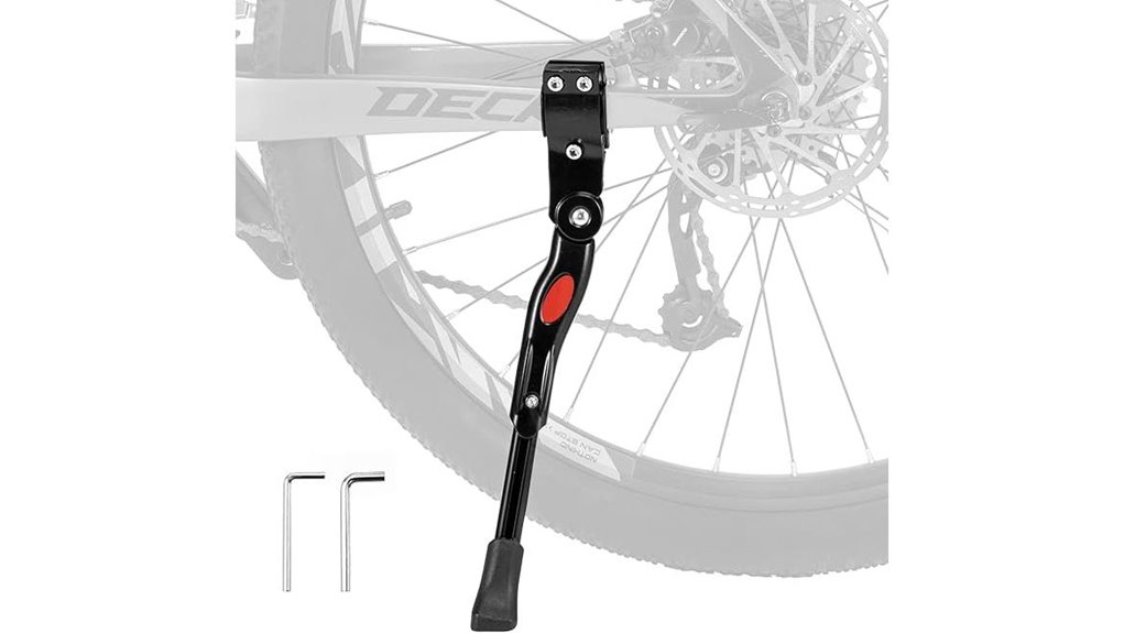 adjustable aluminum bike kickstand