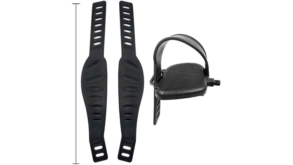 adjustable exercise bike straps