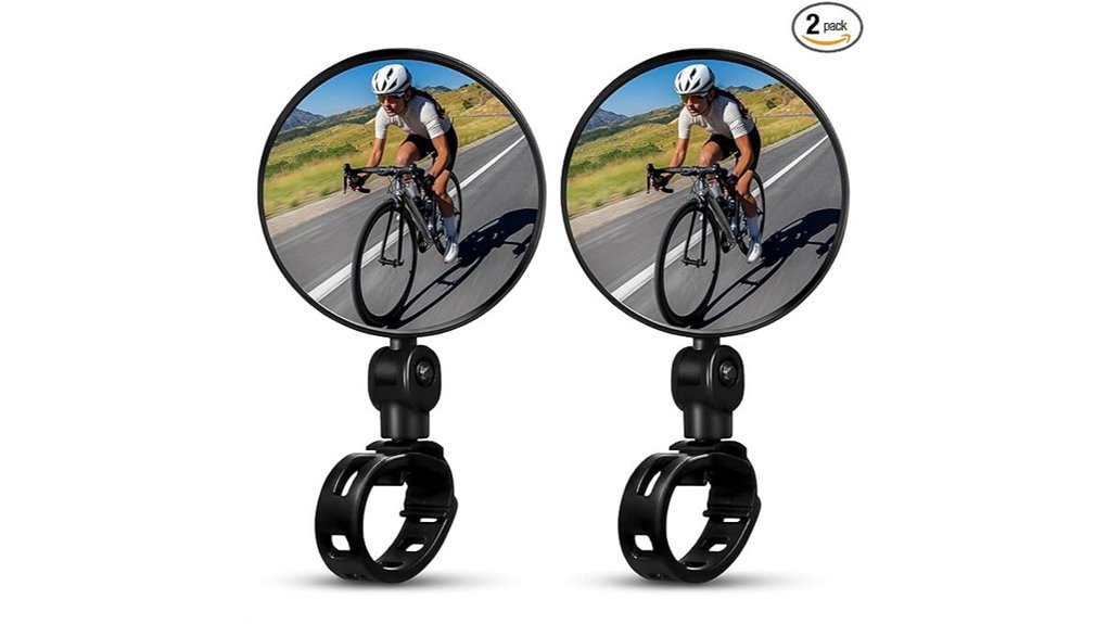 adjustable handlebars bike mirrors