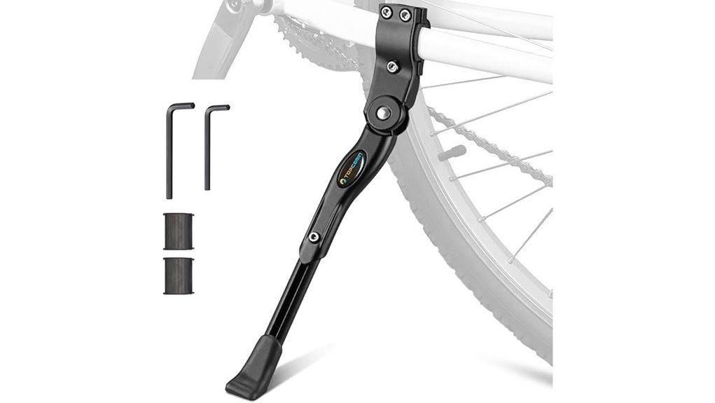 adjustable kickstand for bicycles