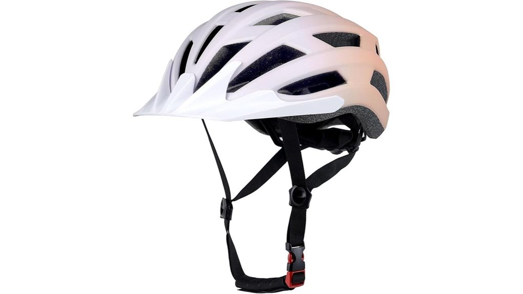 adjustable visor bike helmet
