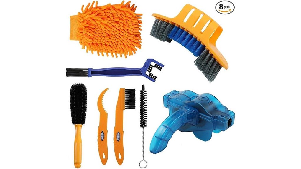 bicycle cleaning brush set