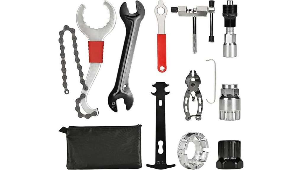 bicycle maintenance toolset included