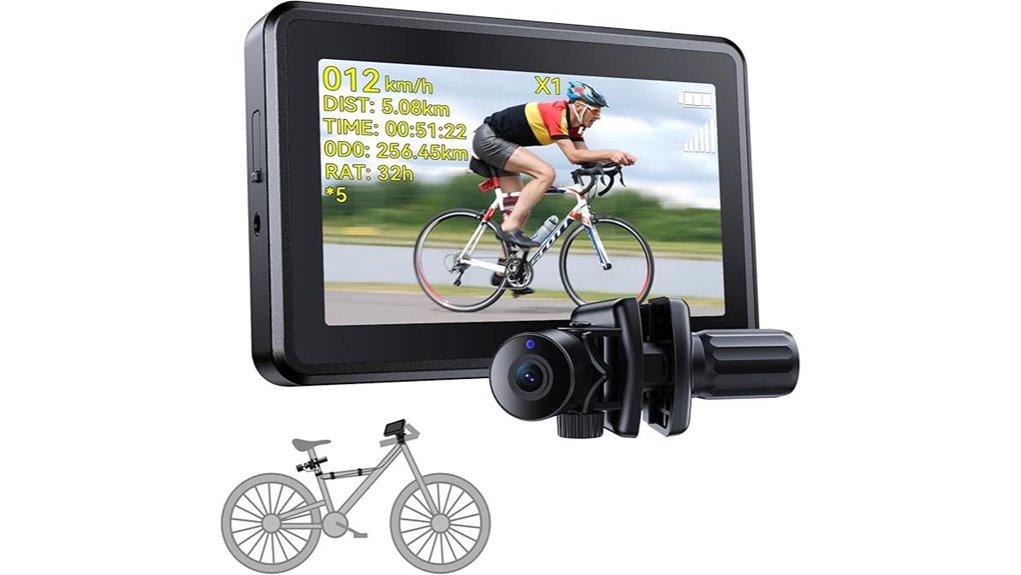 bike camera with display