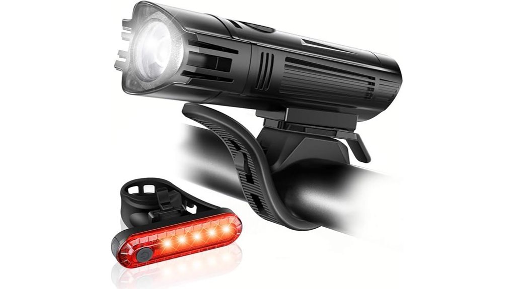bright rechargeable bike lights
