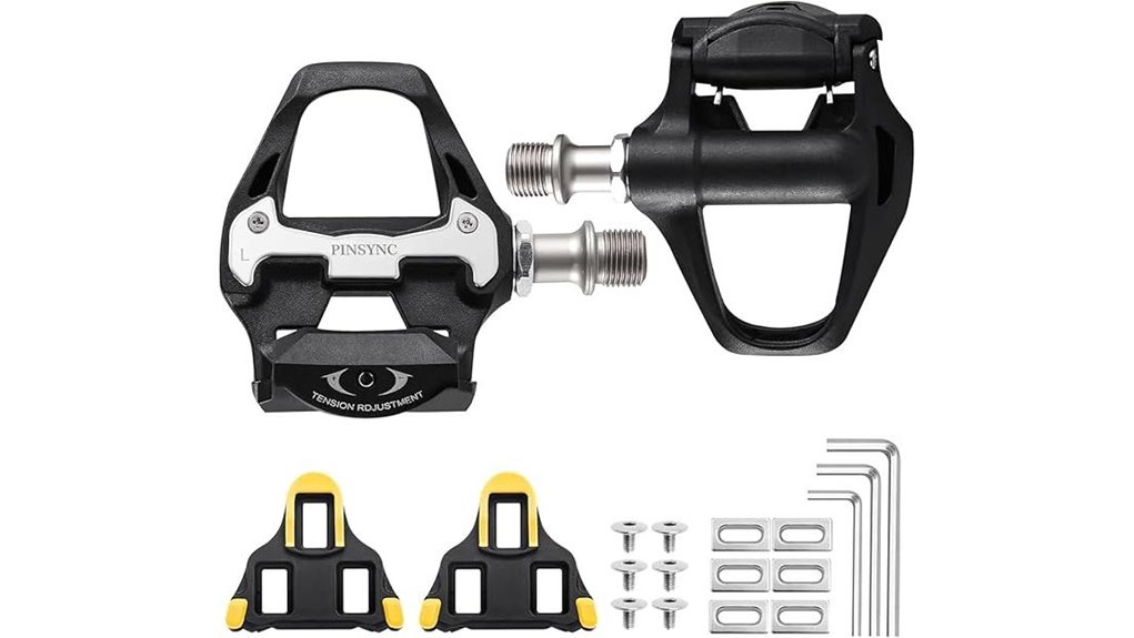 clipless bike pedal system