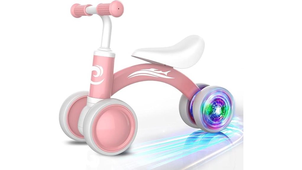 colorful balance bike toy