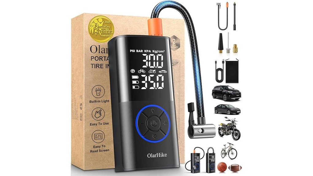 compact tire inflator tool