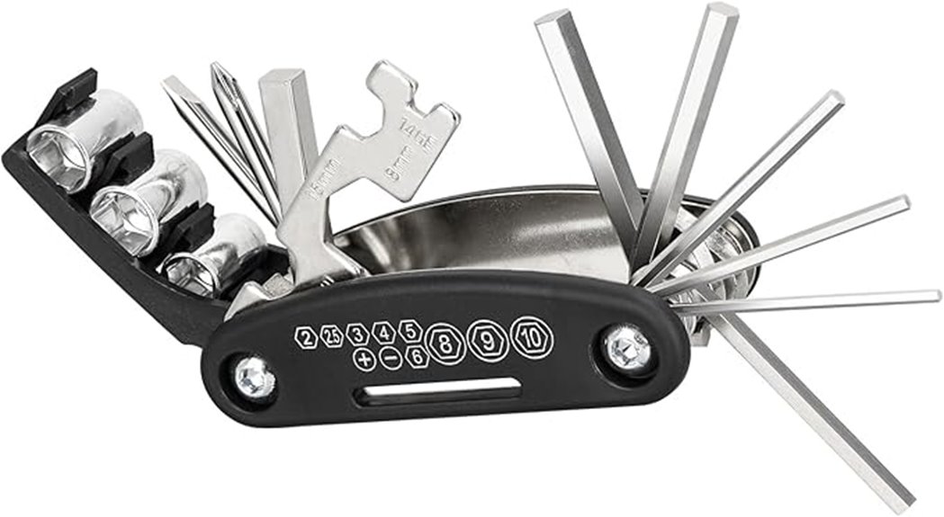 comprehensive bicycle repair toolkit