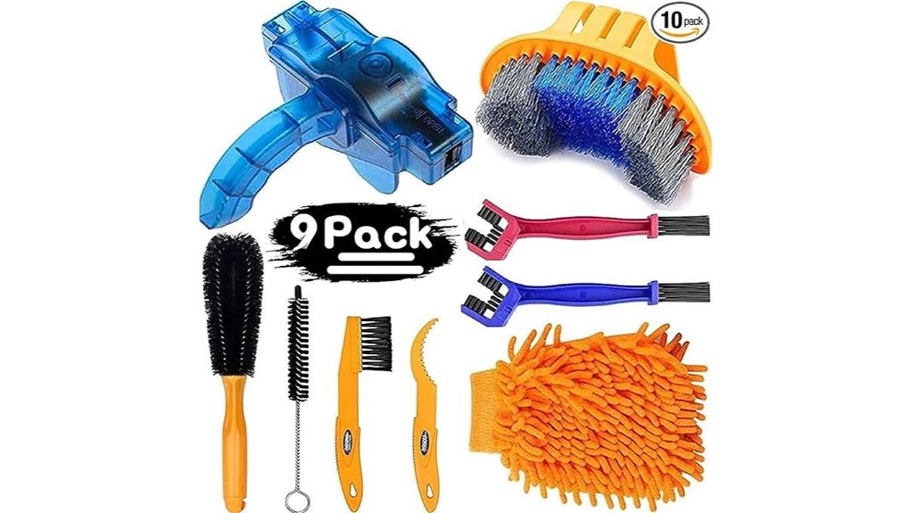comprehensive bike cleaning tools