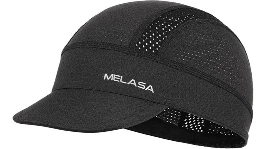 cycling cap with visor
