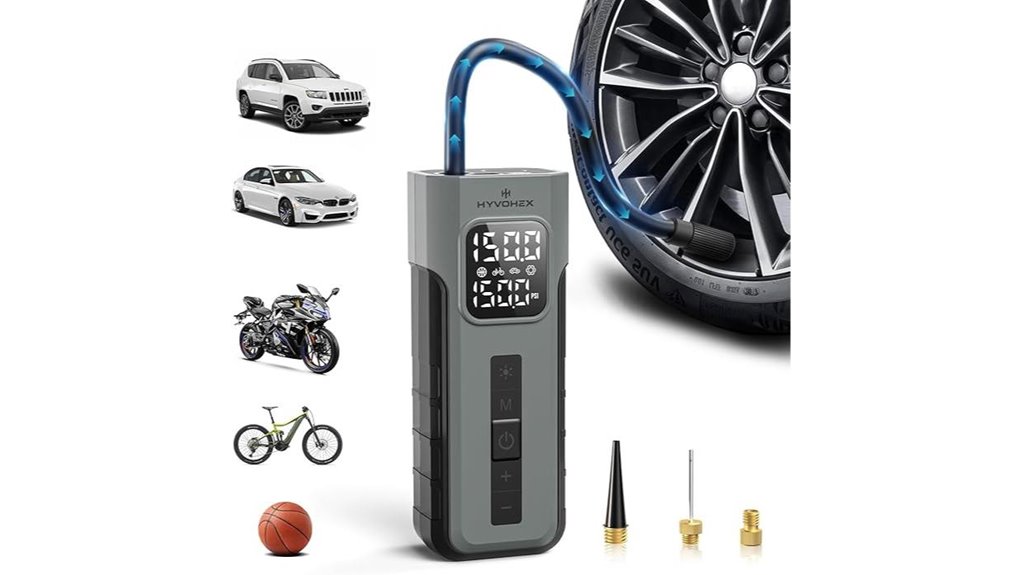 digital tire inflator gauge