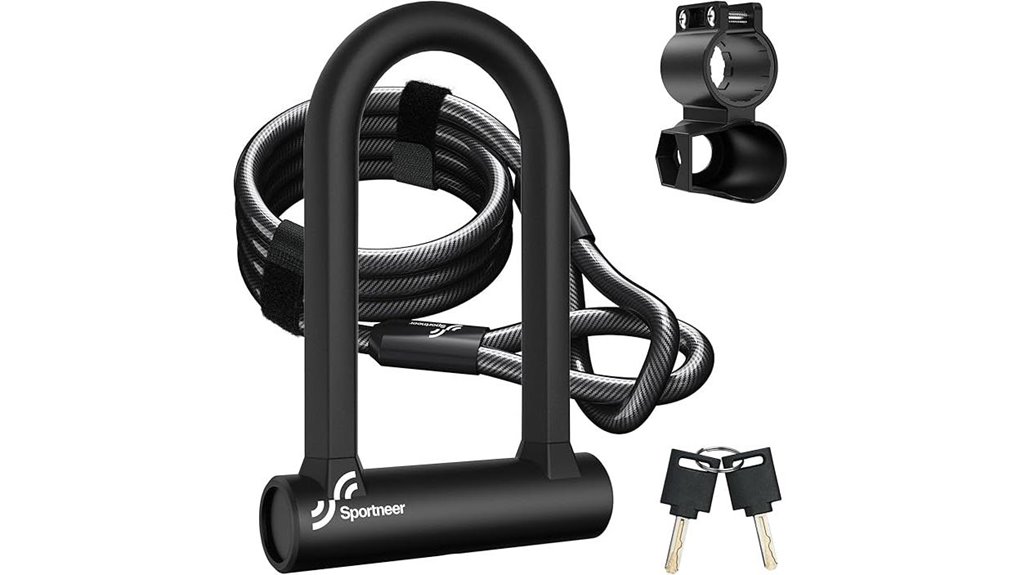 durable bicycle security lock