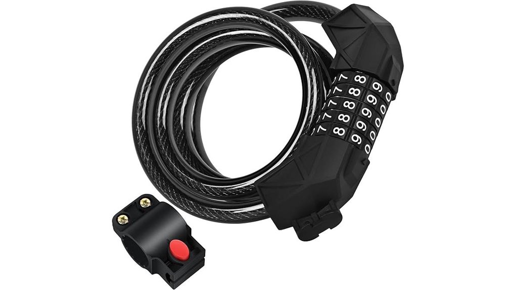 ebike lock with bracket