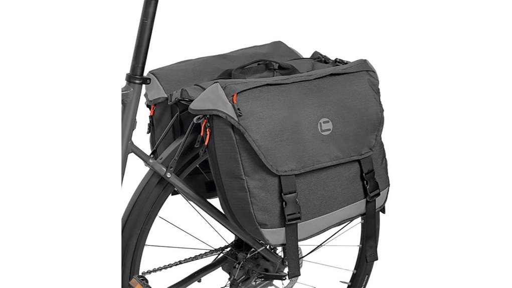 expandable rear rack panniers