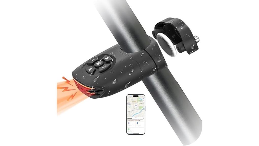 gps enabled bike tail light