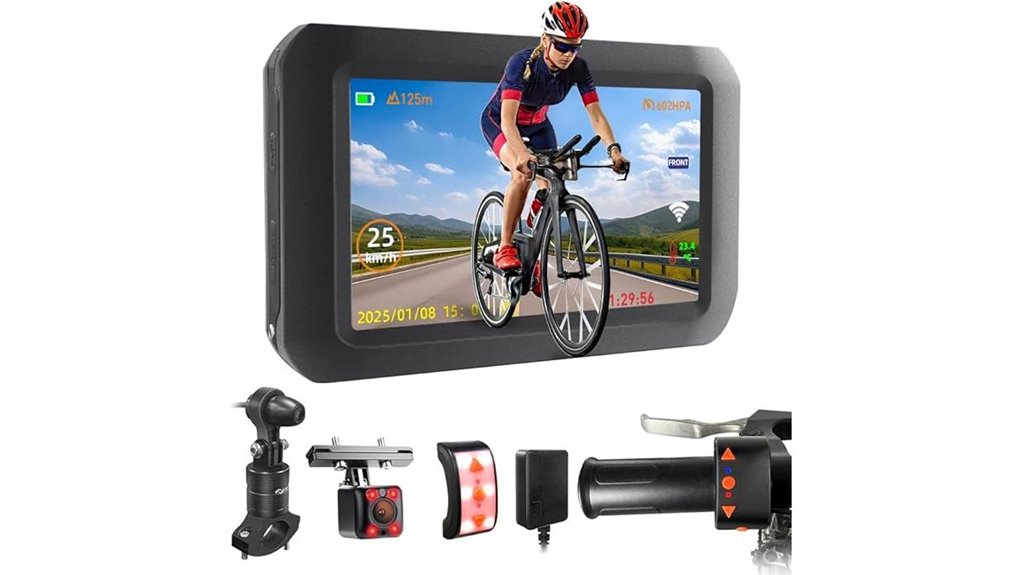 gps enabled selfie bicycle camera