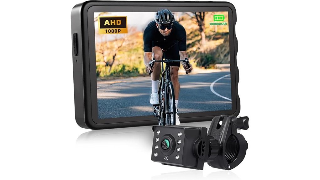 high capacity rotating bike camera