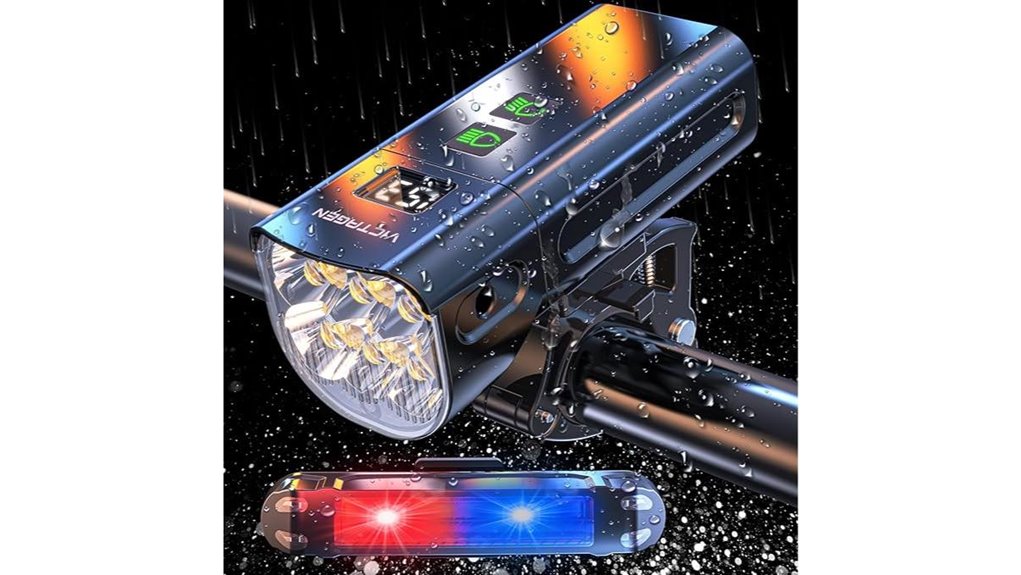 high powered waterproof bike lights