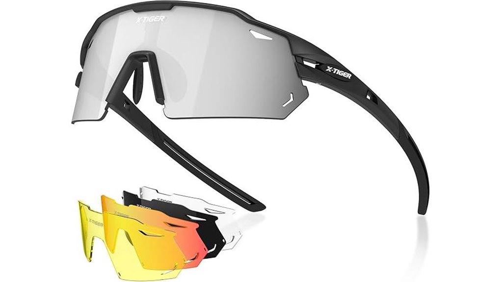 interchangeable lenses cycling glasses