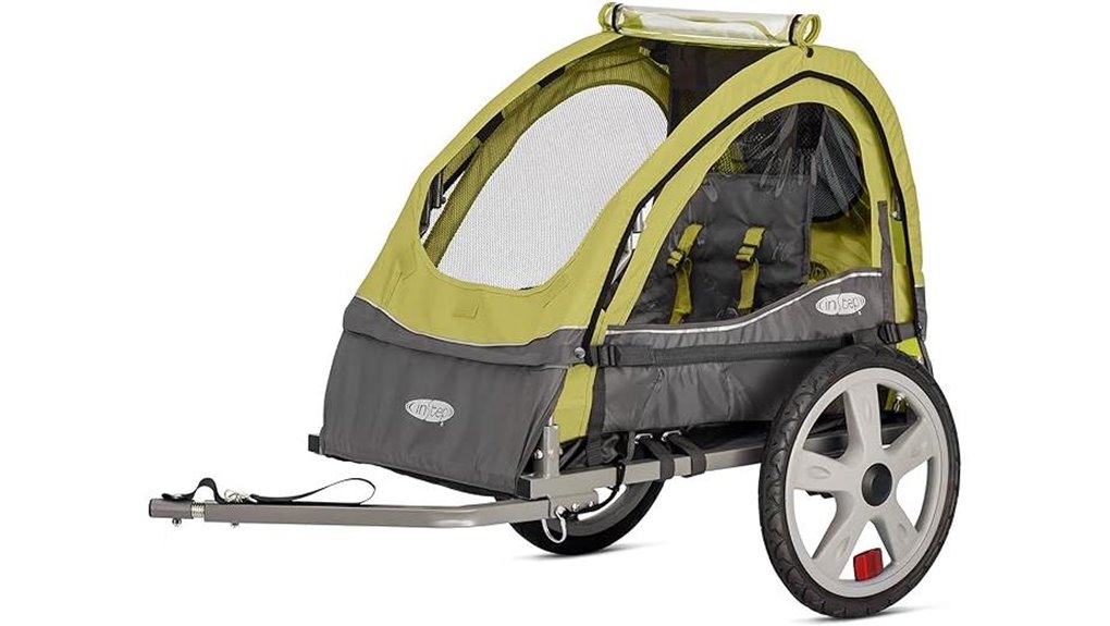 kids bike trailer designed