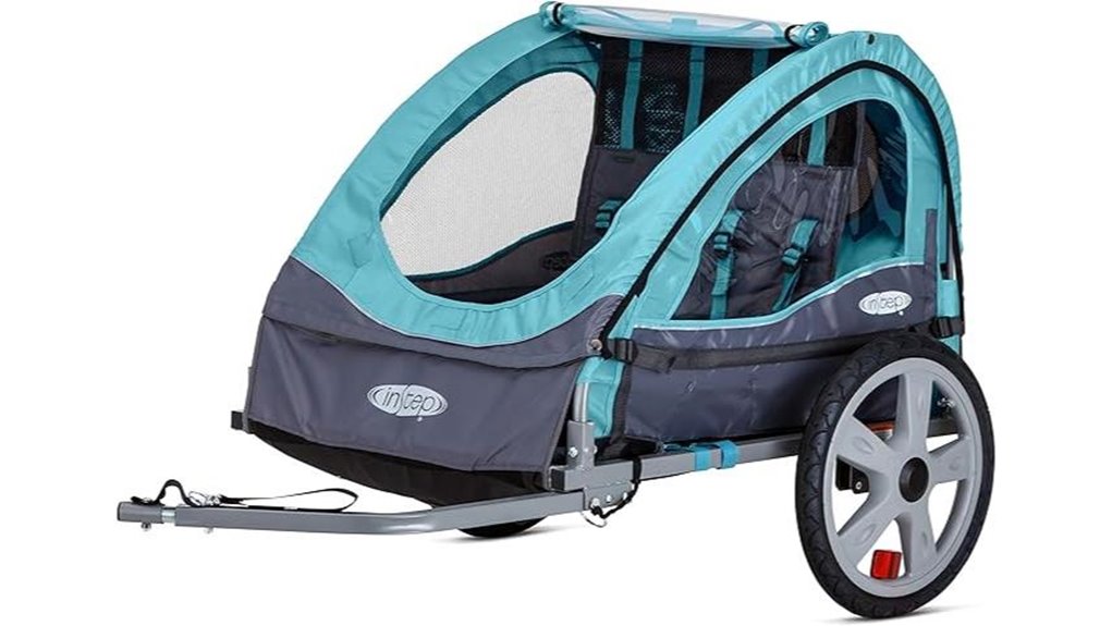 kids bike trailer option