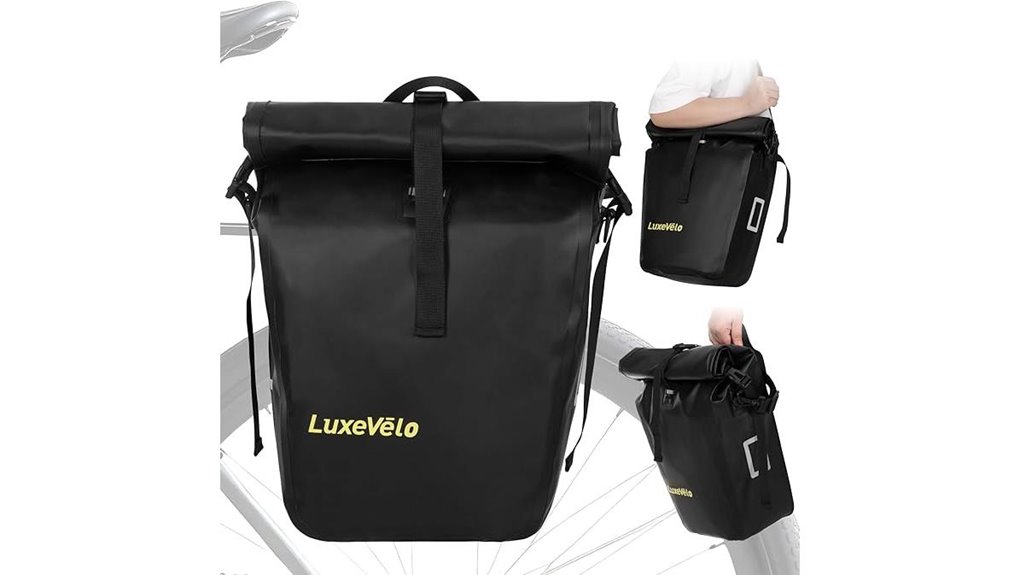lightweight expandable bike panniers