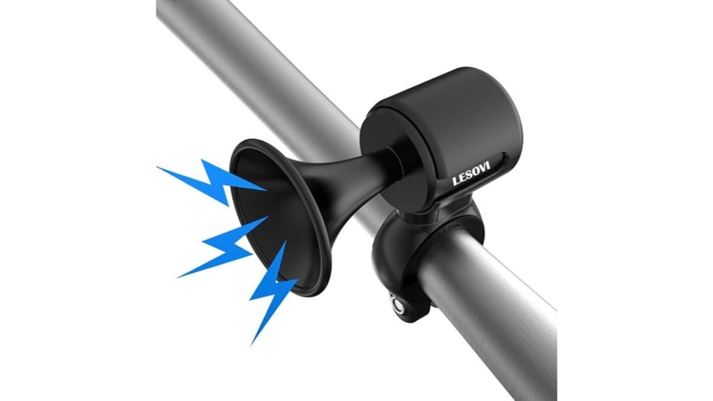 loud rechargeable waterproof bike horn