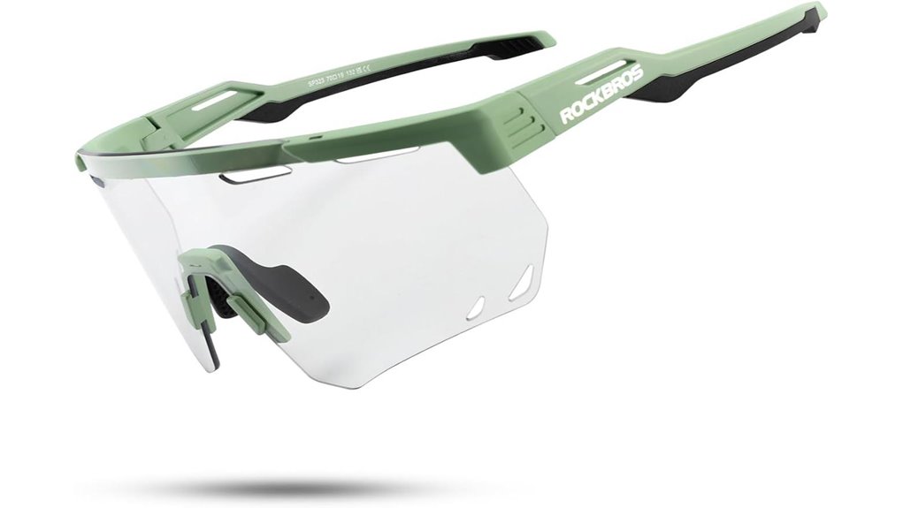 photochromic uv cycling glasses