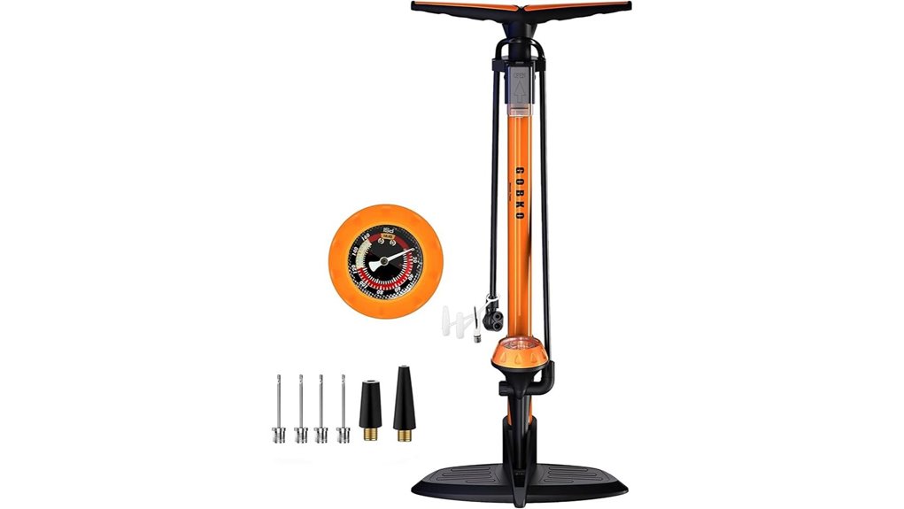 portable pump with gauge