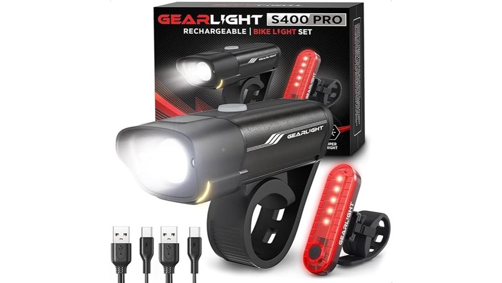 rechargeable bike lights solution