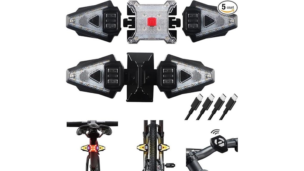 rechargeable bike signal lights