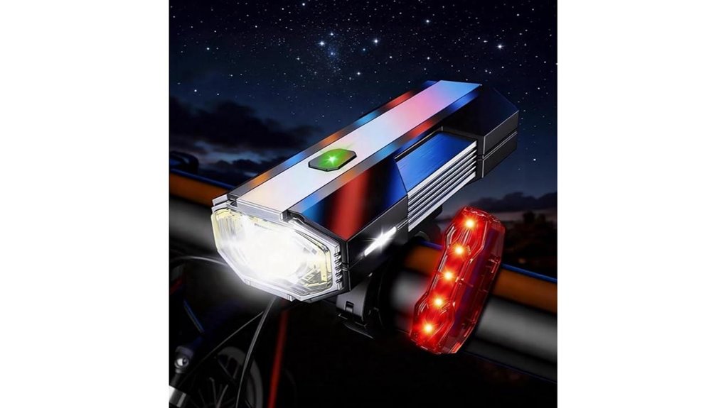 rechargeable usb c bike lights
