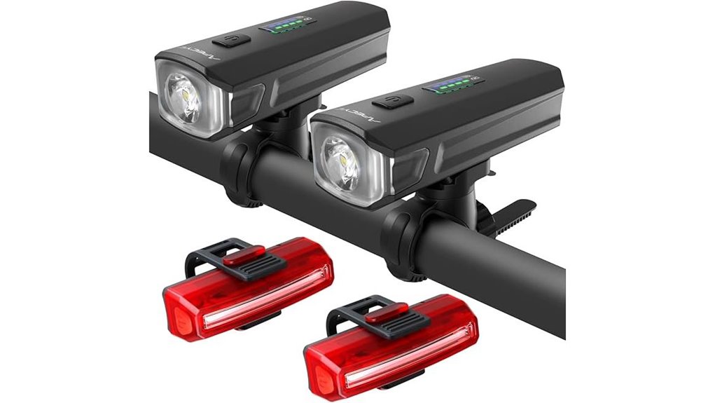 rechargeable usb c bike lights
