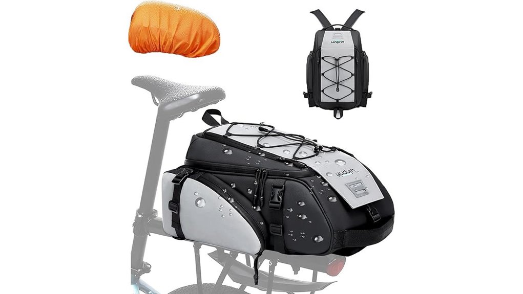 reflective bike bag cover