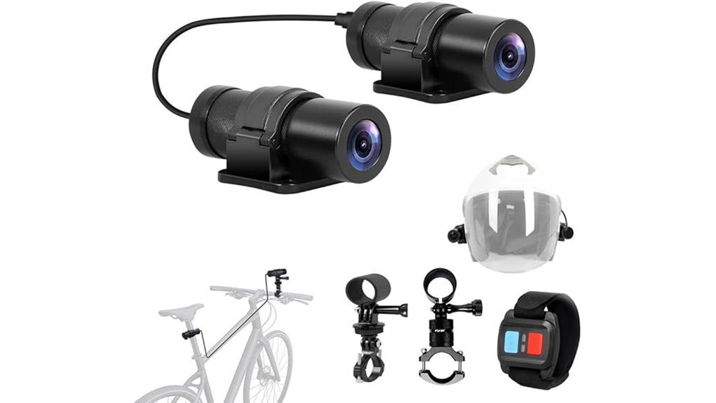 remote controlled helmet cameras