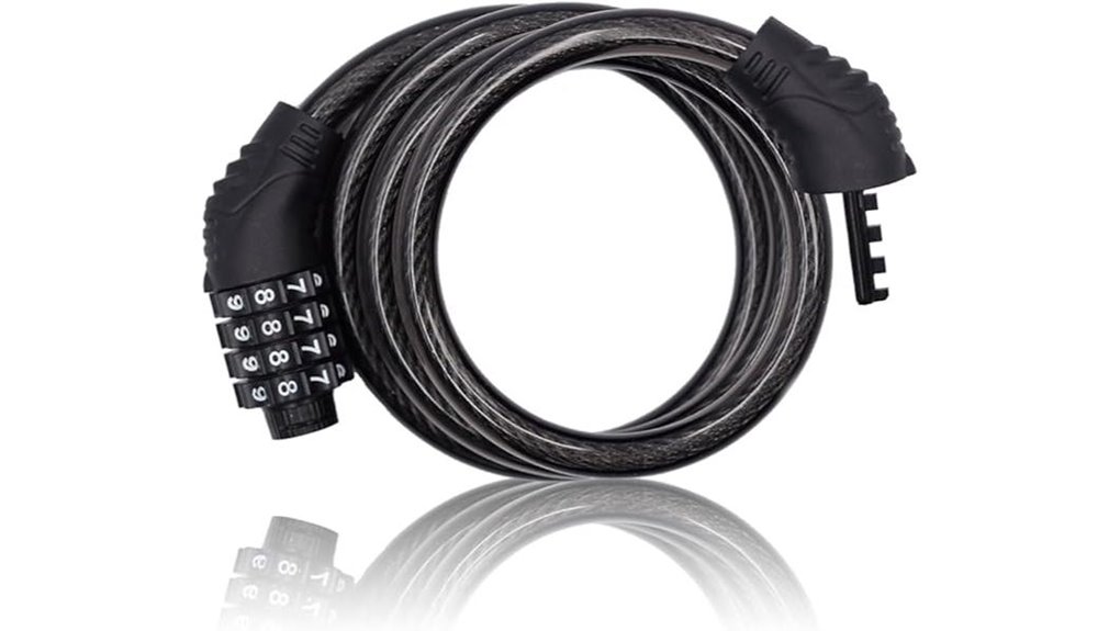 secure 4 digit bike lock