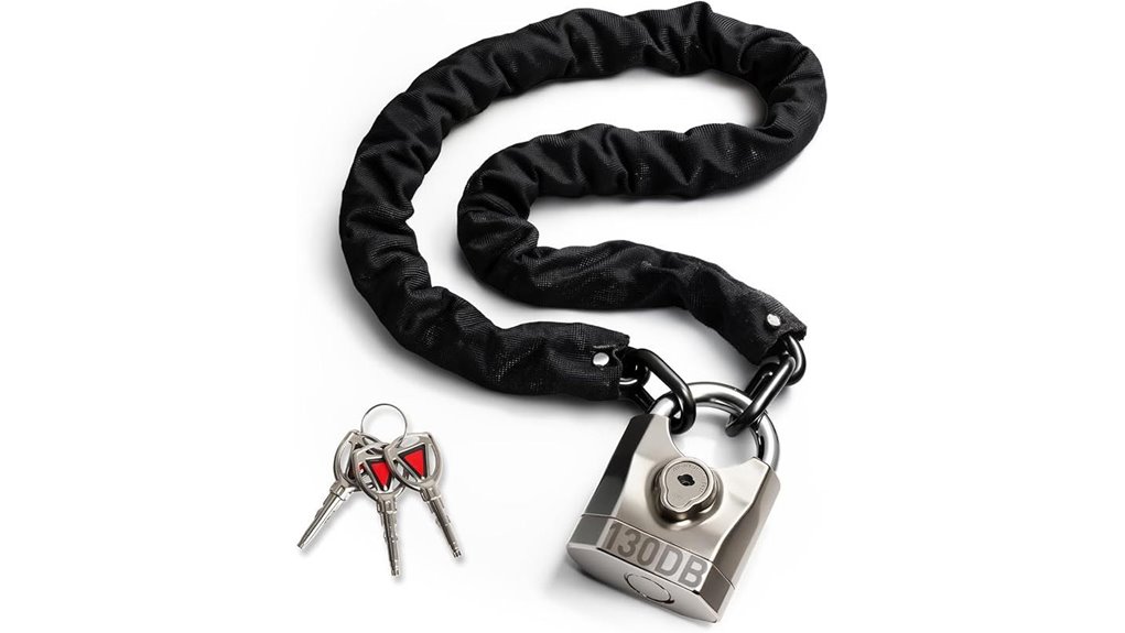 secure lock with alarm