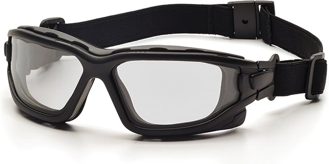 sporty dual pane goggles