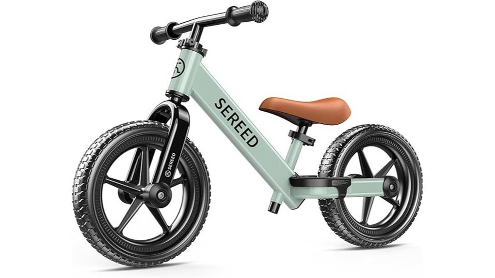 toddler balance bike mint