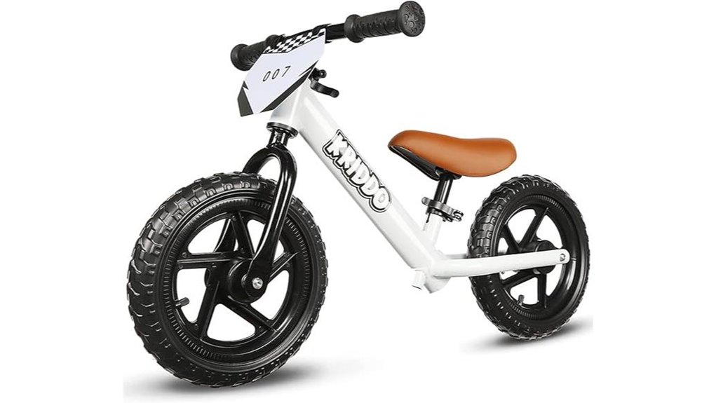 toddler balance bike white