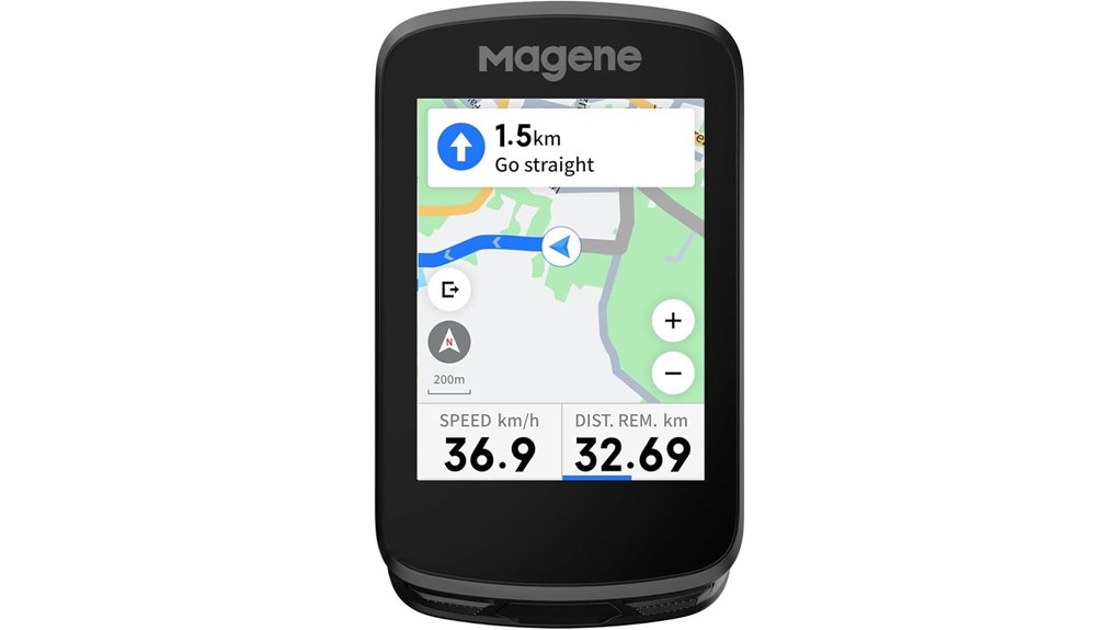 touchscreen gps bike computer