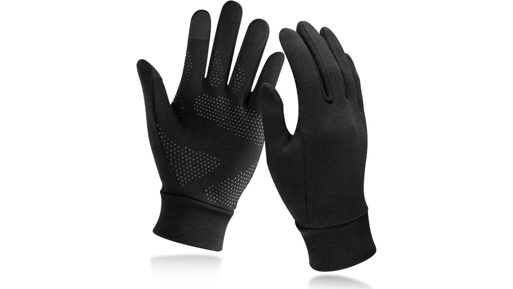 touchscreen running gloves lightweight