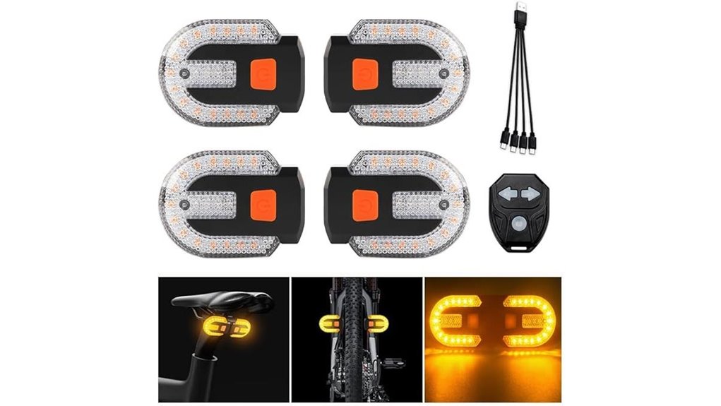 usb bike signal alarms