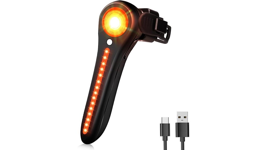 usb c rechargeable bike light