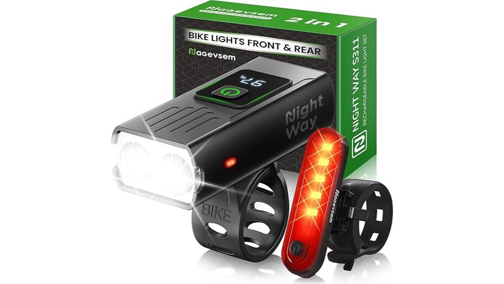 usb c rechargeable bike lights