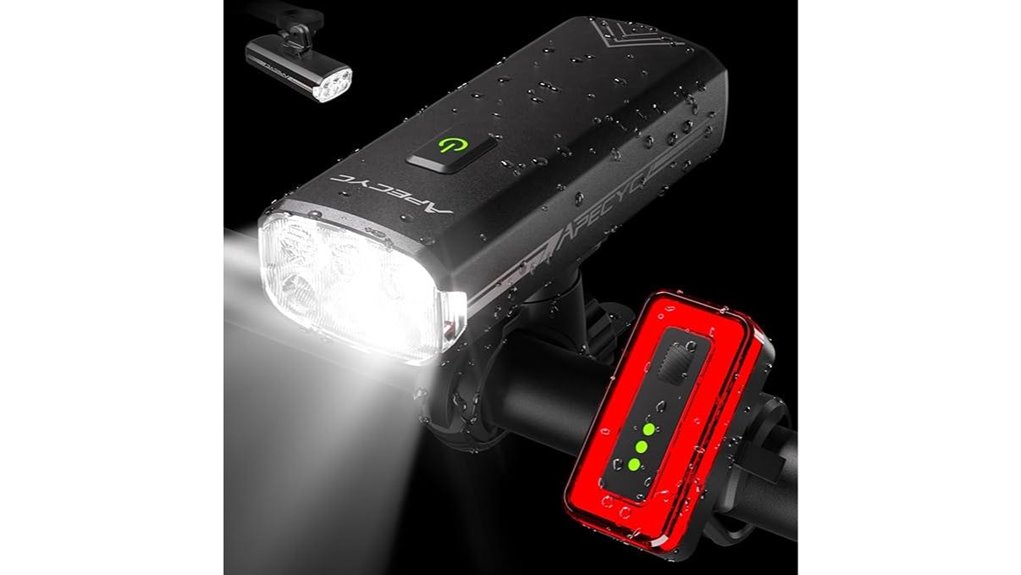 usb rechargeable bike lights