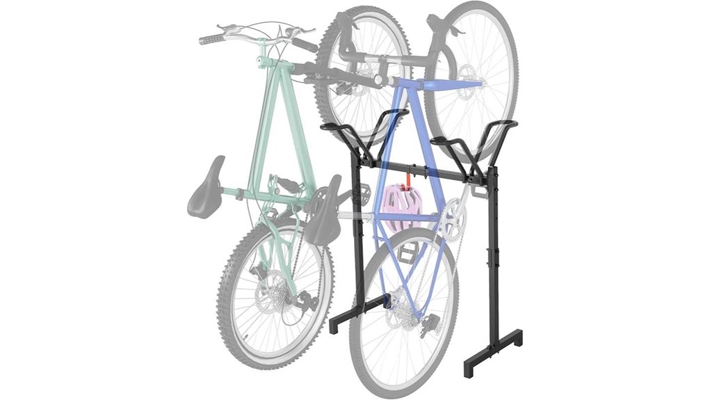 versatile adjustable bike rack