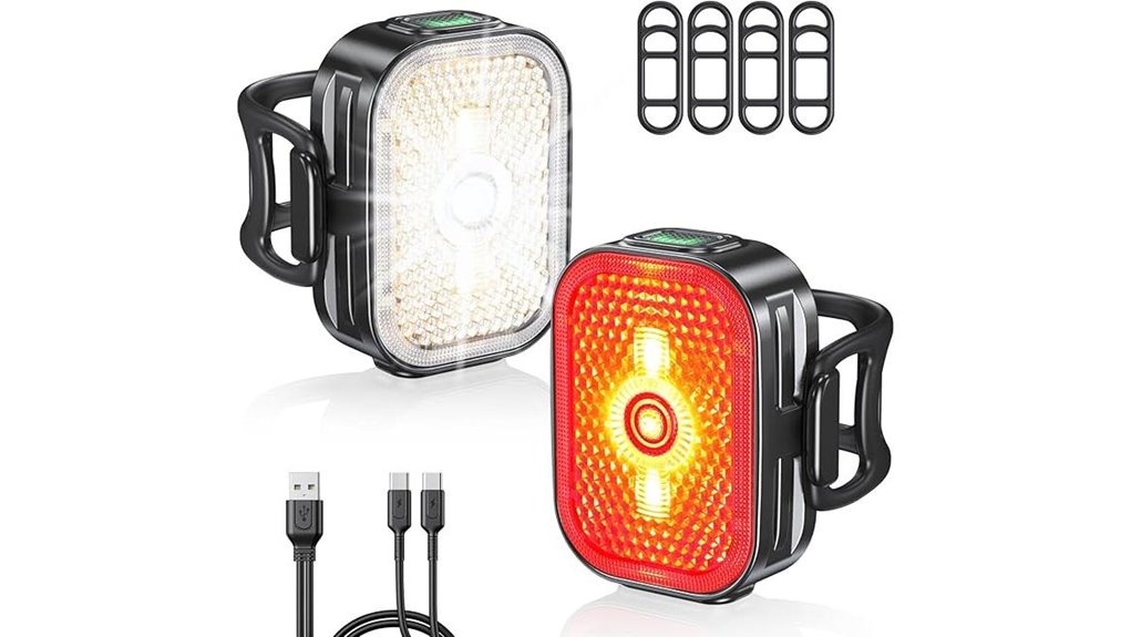 versatile waterproof bicycle lights